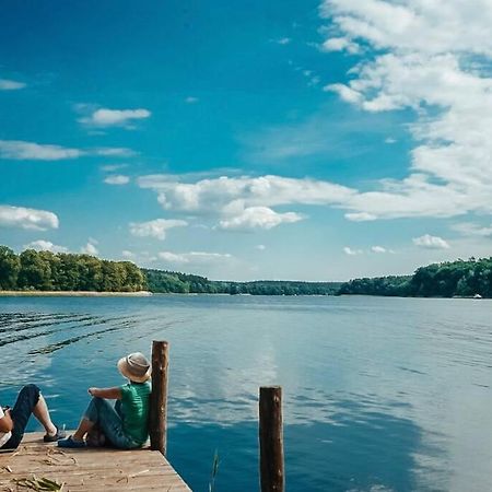 Holzhaus Direkt Am See Priepert Buitenkant foto